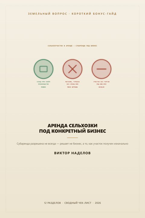 Обложка гайда «Аренда сельхозки под конкретный бизнес»