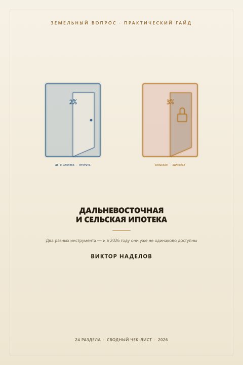 Обложка гайда «Дальневосточная и сельская ипотека»