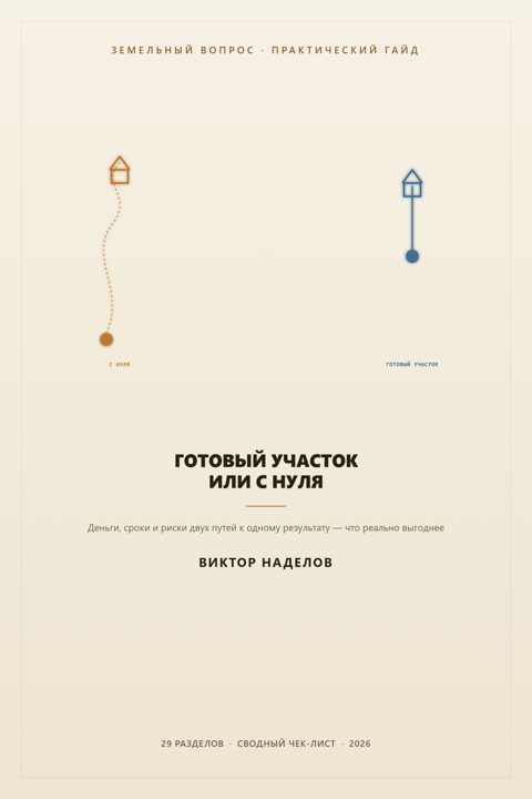 Обложка гайда «Готовый участок или с нуля»