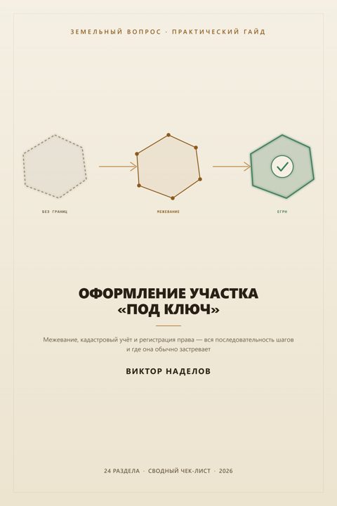 Обложка гайда «Полный чек-лист оформления участка «под ключ»»