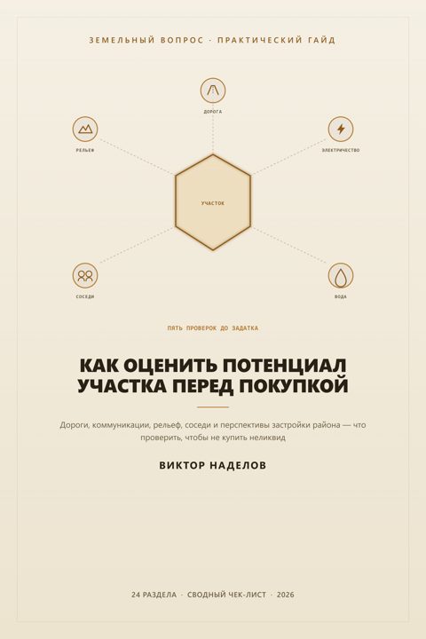 Обложка гайда «Как оценить потенциал участка перед покупкой»